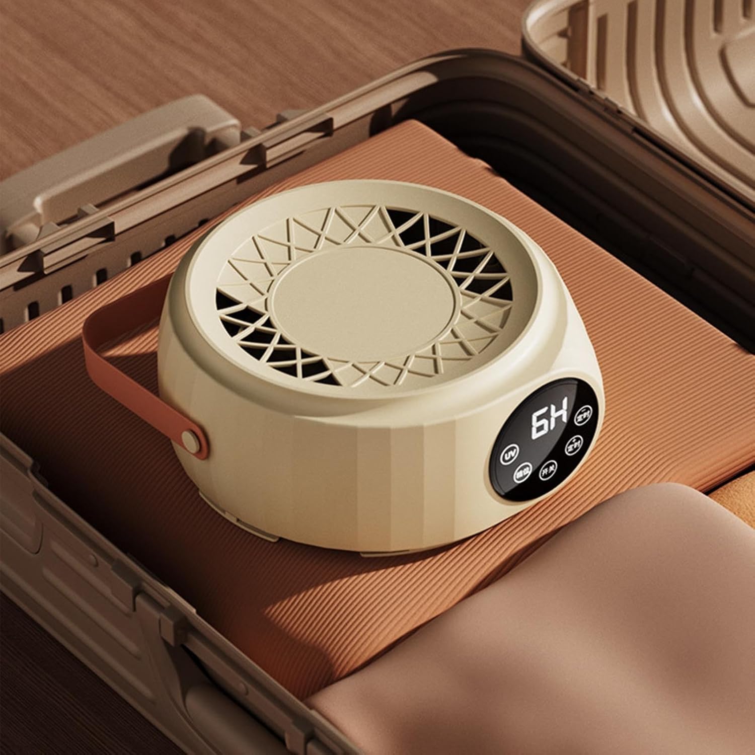 650w Portable Foldable Clothes Dryer 3 Gear Adjustment With Remote Control, Mini/Small Compact Clothes Drying Quiet And Fast-Drying For Apartment, RV, Travel