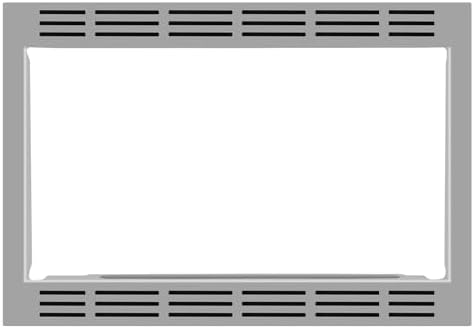 NN-TK922SS 27-inch Microwave Trim Kit Compatible with Panasonic Microwave Ovens, for 2.2 Cubic Feet Microwave Oven, Built-in Stainless Steel 27