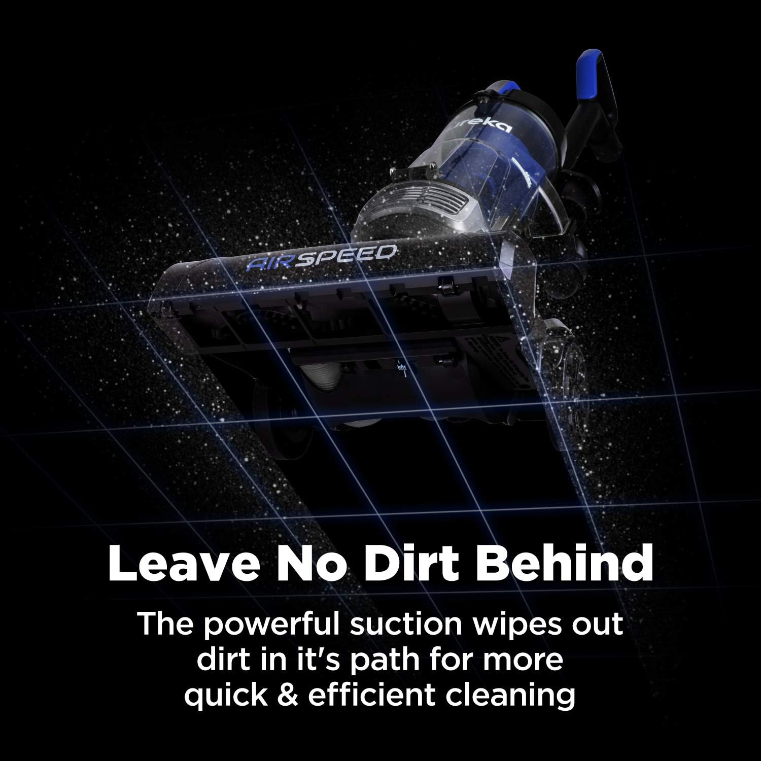 Eureka NEU10AE5 Powerful Bagless Upright Vacuum Cleaner Carpet and Floor, AirSpeed Ultra-Lightweight Vacuum Cleaner, w/ Replacement Filter, Blue