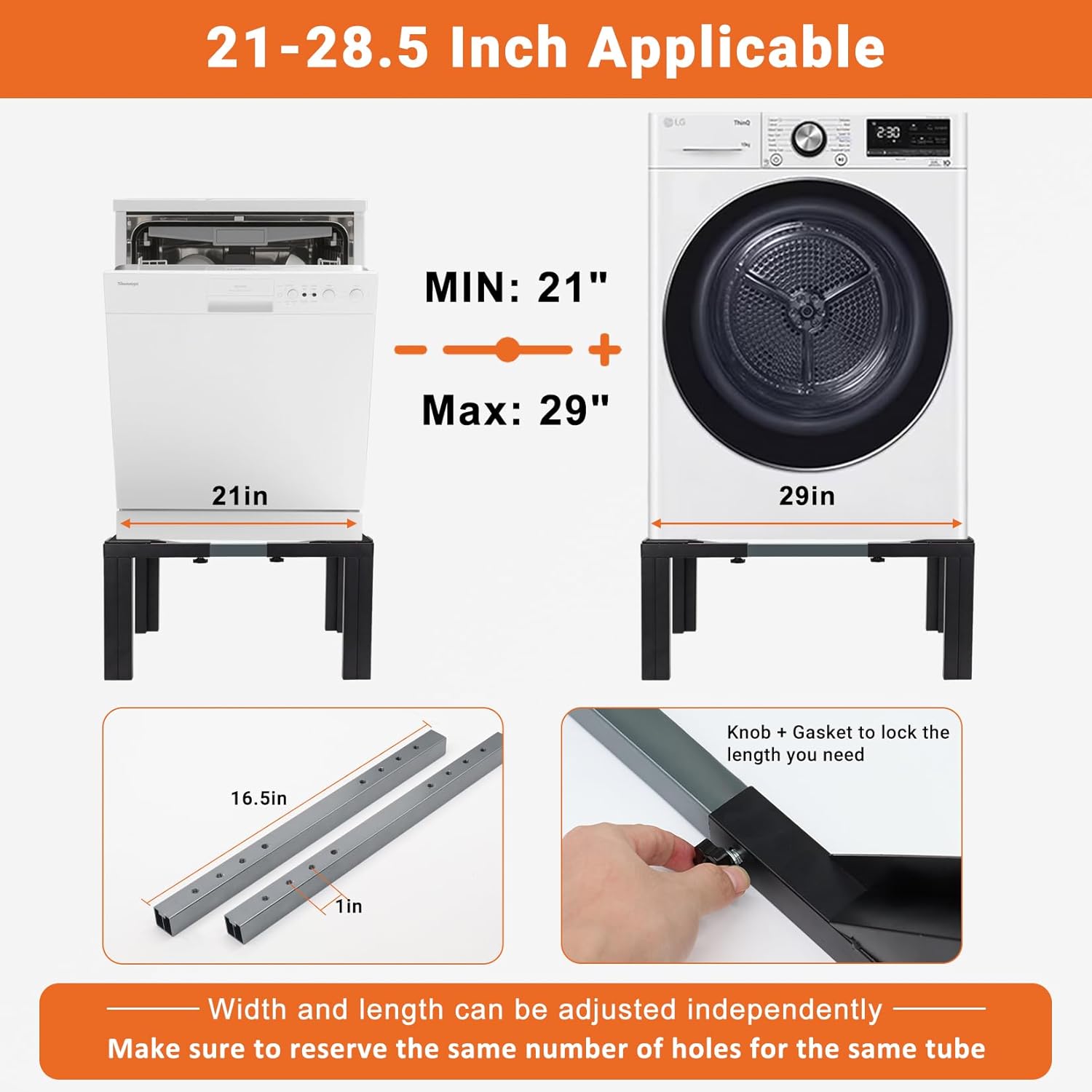 Nefish Steel Laundry Pedestal Height 12