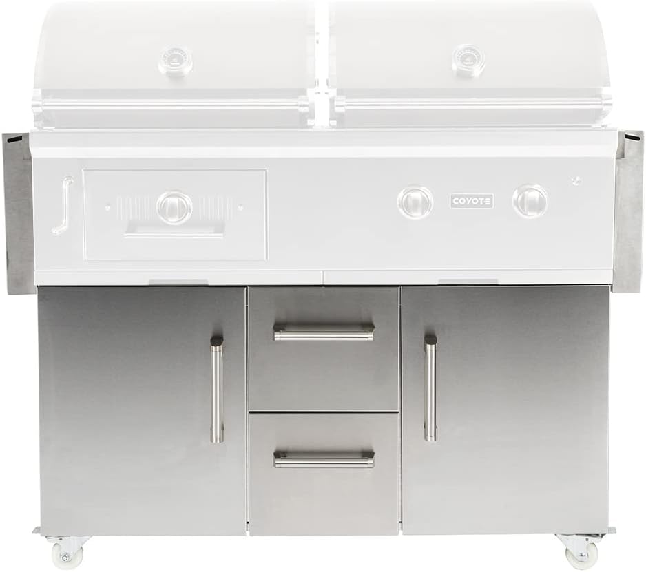 Coyote 50-inch Grill Cart for Hybrid Grills - C1HY50CT