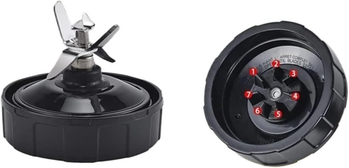 Blender 32Oz&24Oz Cup And With Lids, 7 Fins Extractor Blade, Compatible For Nutri Ninja BL480-30 BL483-30