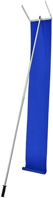 Roof Snow Rake with Snow Slide and Wheels, 30 FT Adjustable Aluminum Roof Snow Shovel for Roof Snow Removal, Anti-Slip Handle