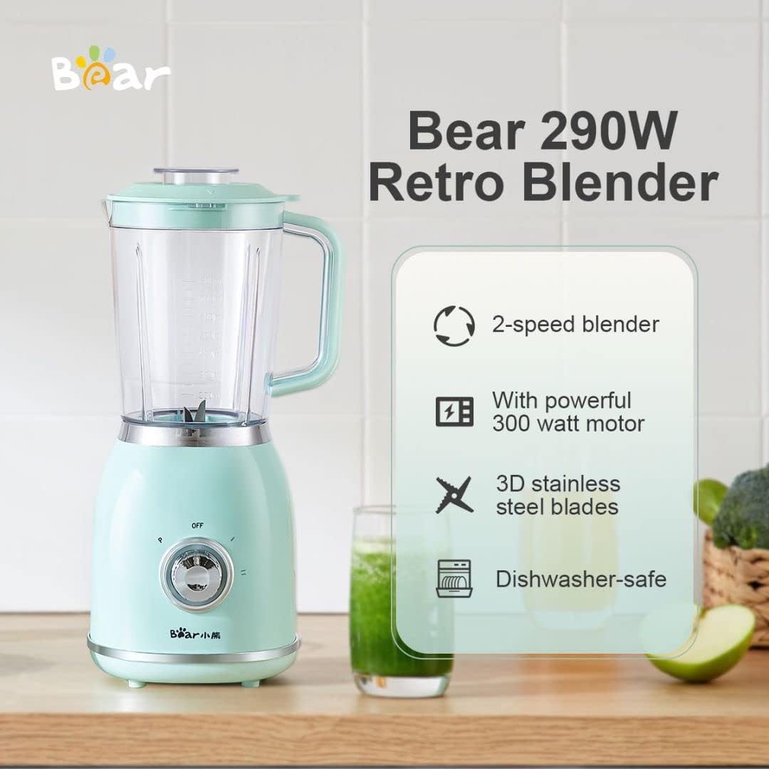Bear Blender Mixeur 800ml Light Green