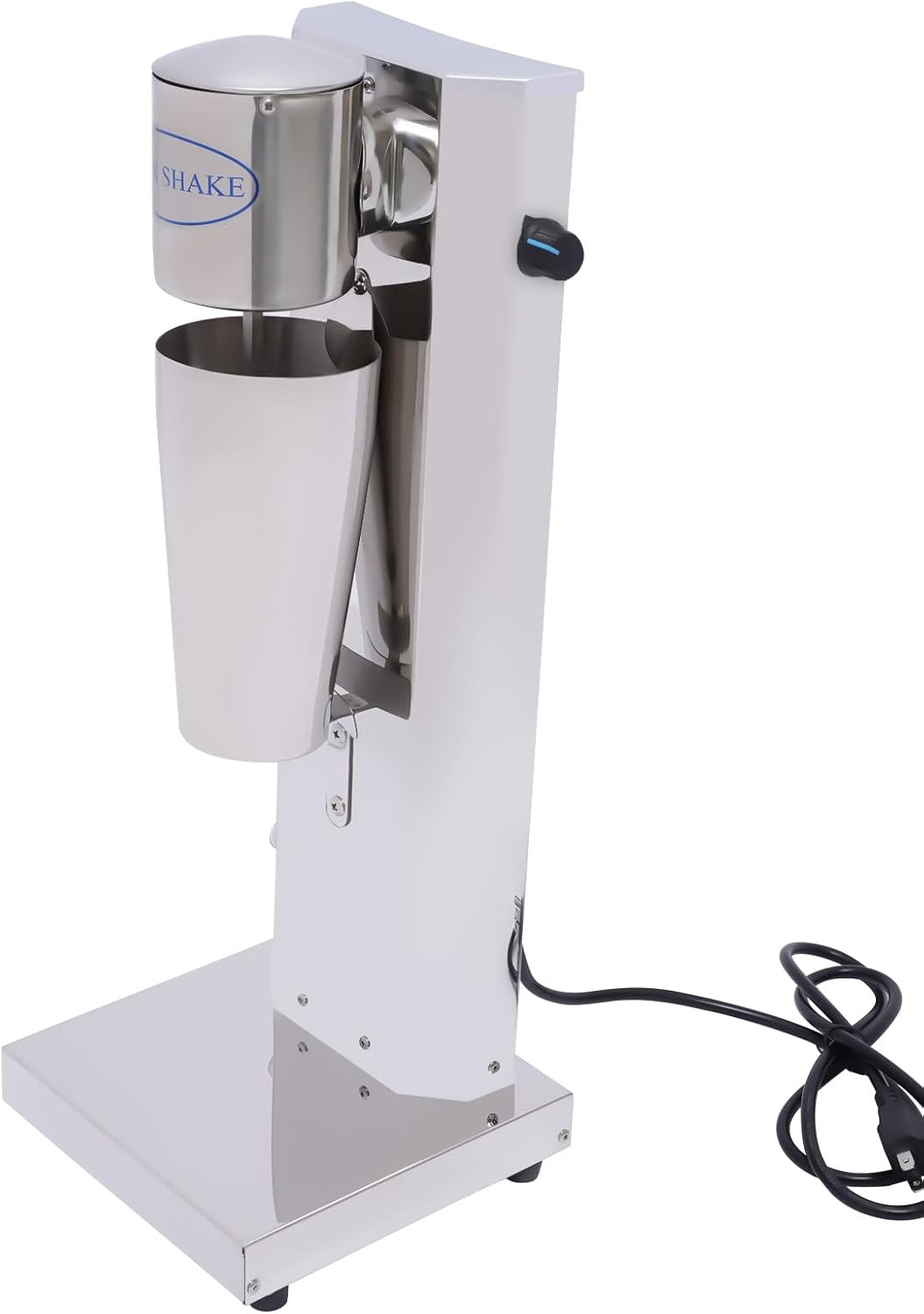 800ML Milk Shaker, Stainless Steel Single Head Milk Shake Machine,180w,16000RMP Milkshake Drink Mixer Machine, Blenders Mixer Kitchen Commercial 110V