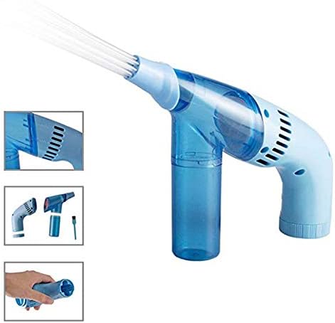 Portable Car Vacuum Cleaner Handheld Vacuum Dust Cleaner Cordless Car Effective Cleaning Vacuum Blue