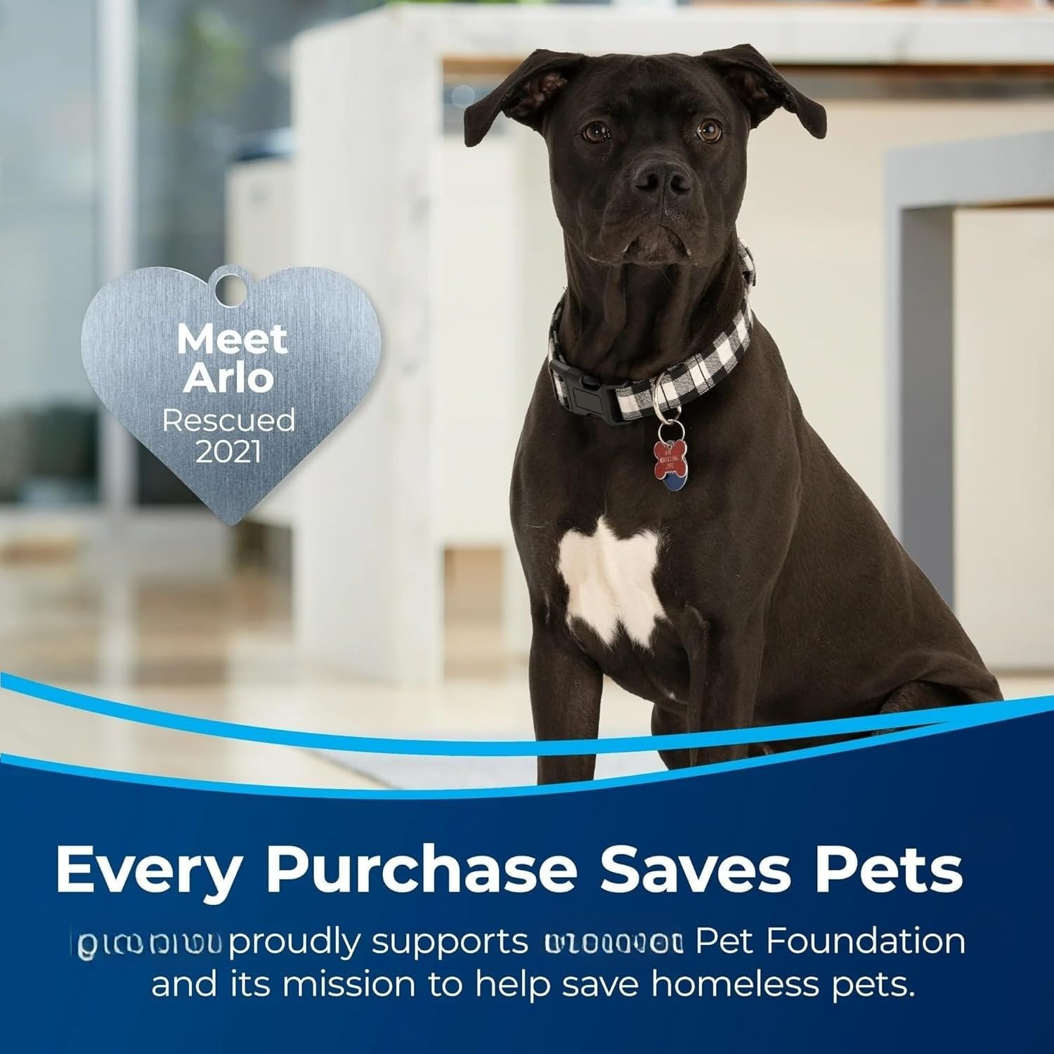 BIISSEELL Bagless Upright Vacuum, Pet-Friendly, Powerful Suction for Carpet, Tile & Hardwood, Lightweight Design, Washable Filters, Scatter-Free Technology (Purple)