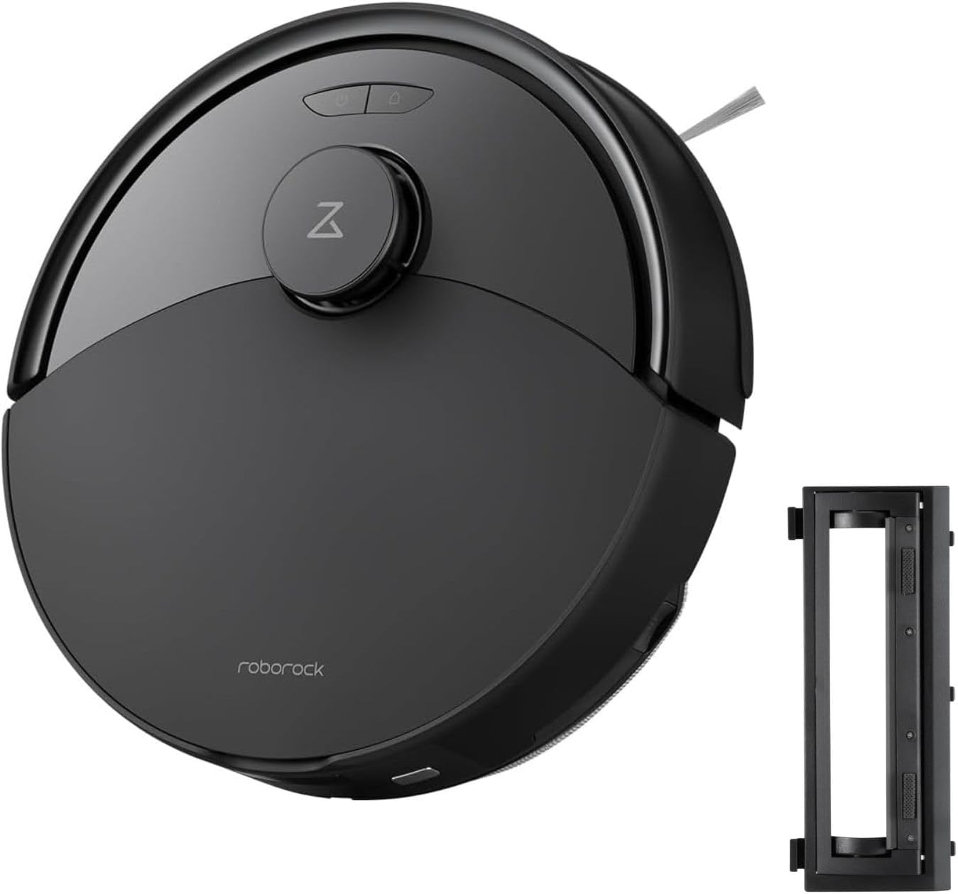roborock Q10 X5 Robot Vacuum and Mop Combo Black with Floating Main Brush Cover