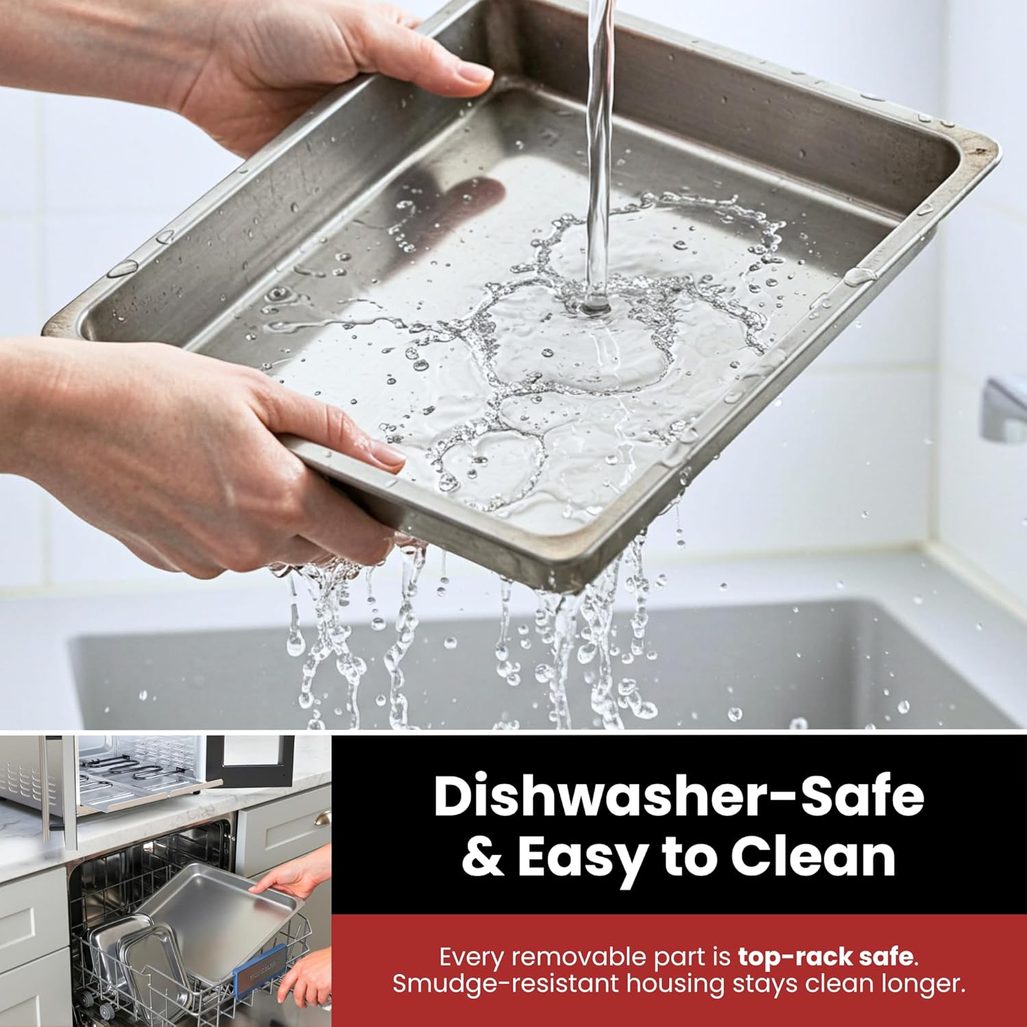 Magic Mill Ultra-Premium Dual-Zone Stainless Steel Air Fryer Toaster Oven Combo, Extra Large 32QT French Door Convection Oven with Next-Gen Patent Technology, 13 Accessories, Rotisserie, Sync Finish