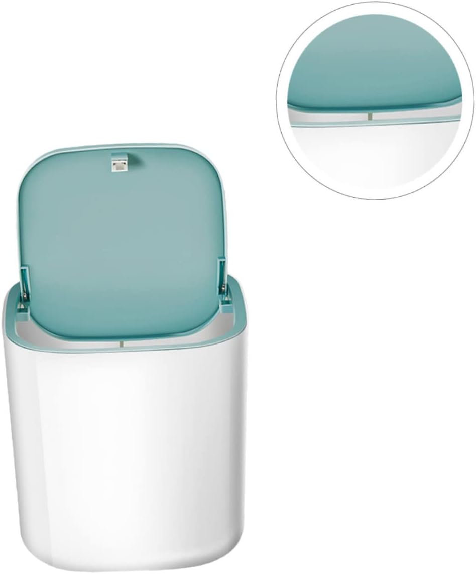 Portable Mini Washing Machine Household Turbine Washer for Travel Compact Non-Electric Clothes Washer with Blue Drum