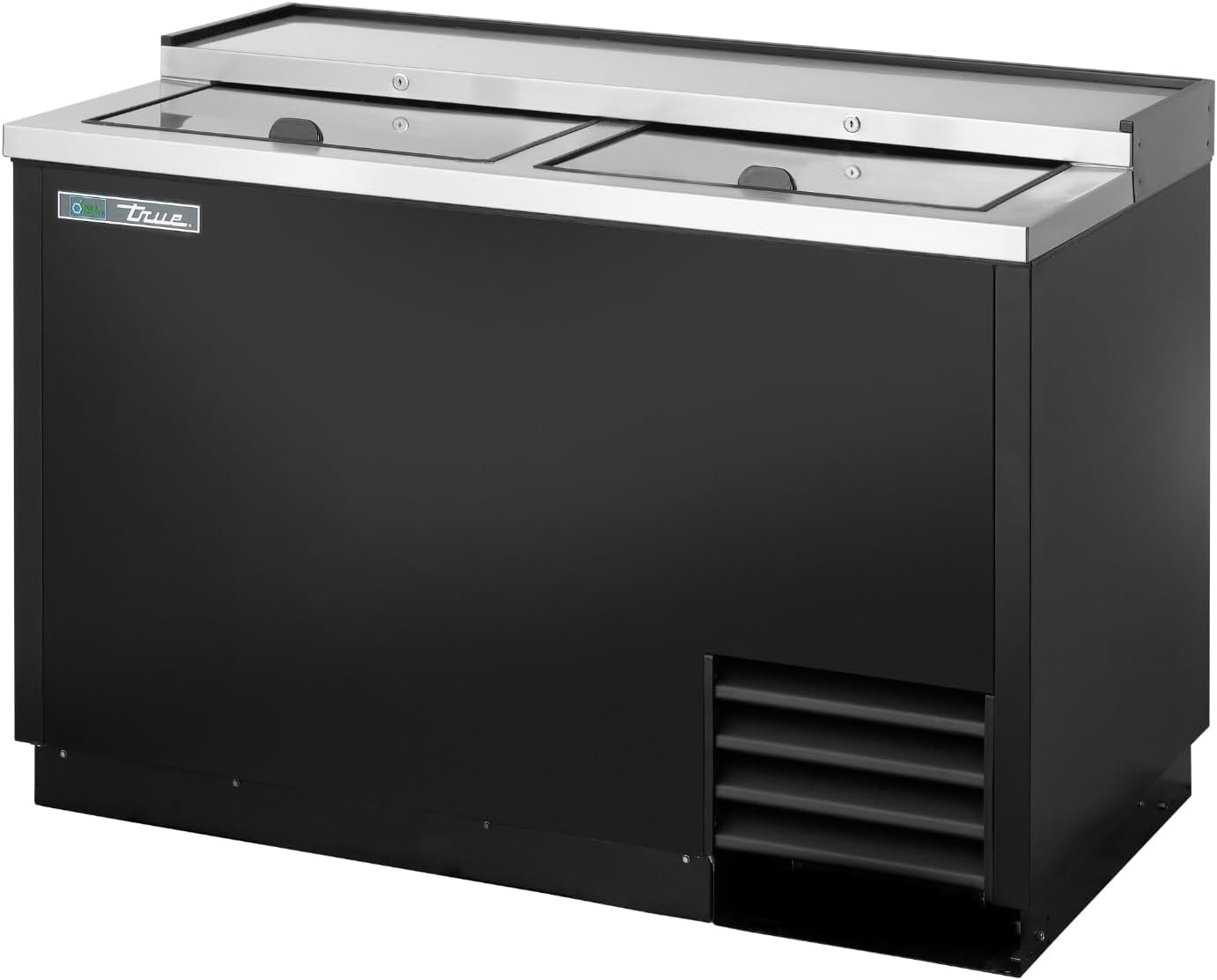 True TD-50-18 Deep Well Horizontal Bottle Cooler, Slide Lid, 50