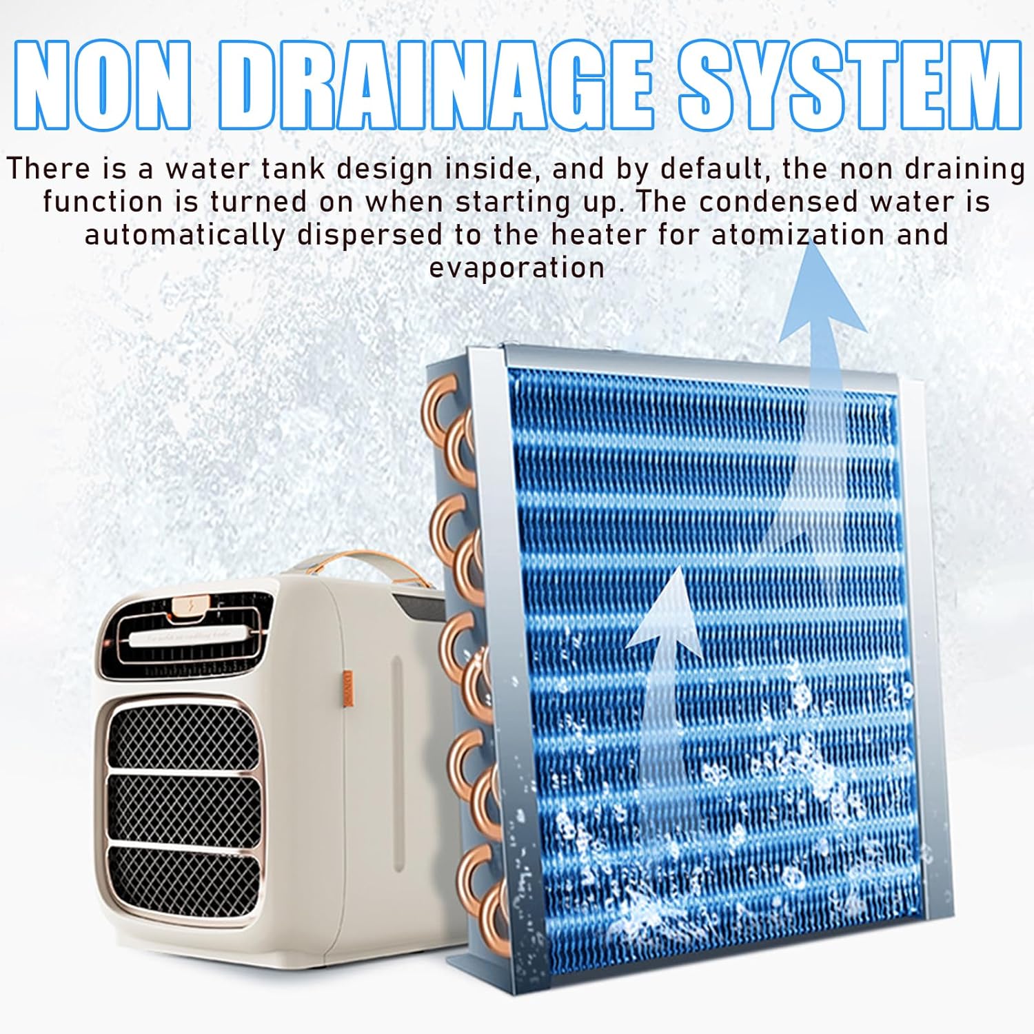 Portable Air Conditioner for Outdoor Camping Travel - RV, Caravan, Motorhome, Tent & Truck, Cooling Heating Dehumidifying Heating and cooling+audio system