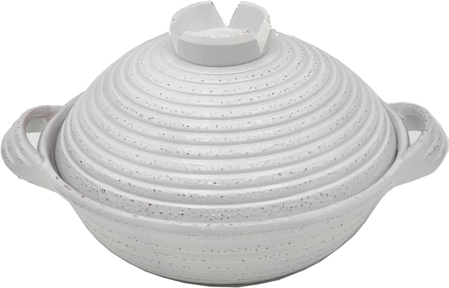 Kawanami Shoten Raku Pot, Made in Japan, White Hagi, 10.6 inches (27 cm), 7.1 gal (2.3 L), Aluminum, Outdoor, Camping, Direct Fire, Repositionable