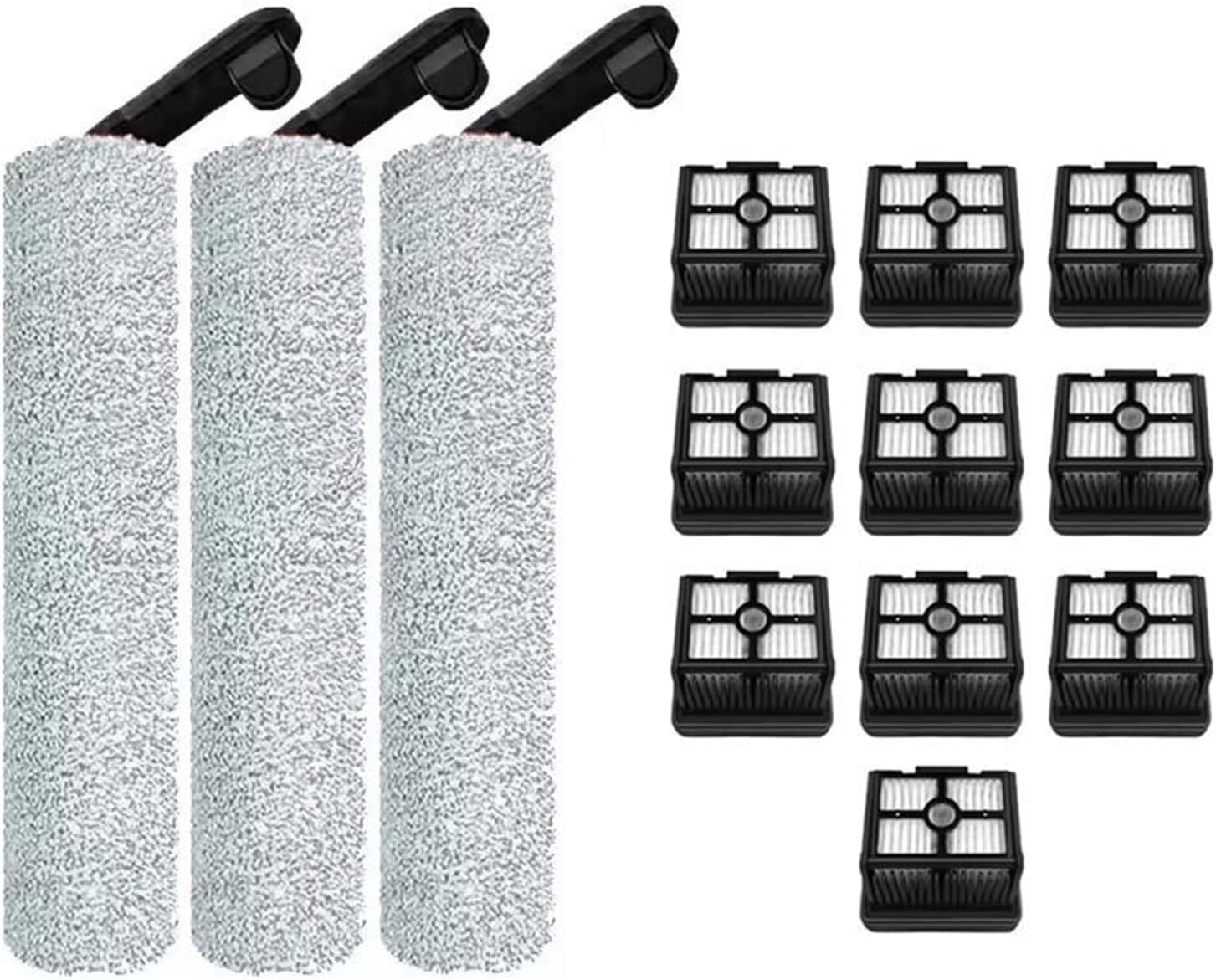 Compatible For Dreame H12 Pro Plus Wet Dry Vacuum Cleaner Roller And HEPA Filter Replacement(C7)