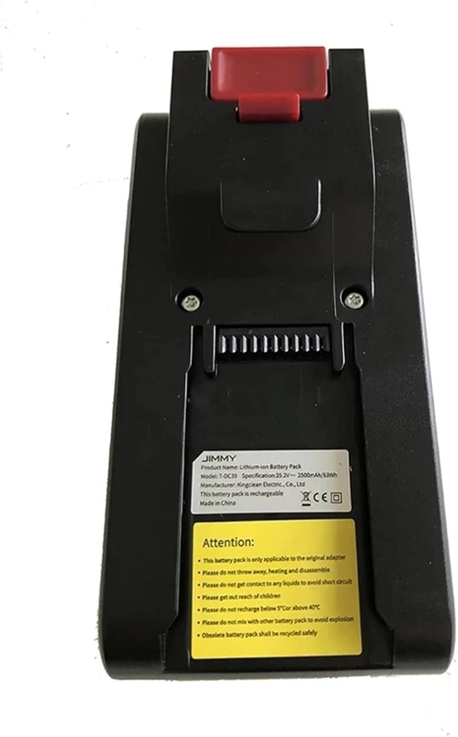 Compatible for Jimmy JV83 C83 Handheld Cordless Vacuum Cleaner Parts/Accessories T-dc39 Lithium Ion Battery Pack 25.2V 2500mAh