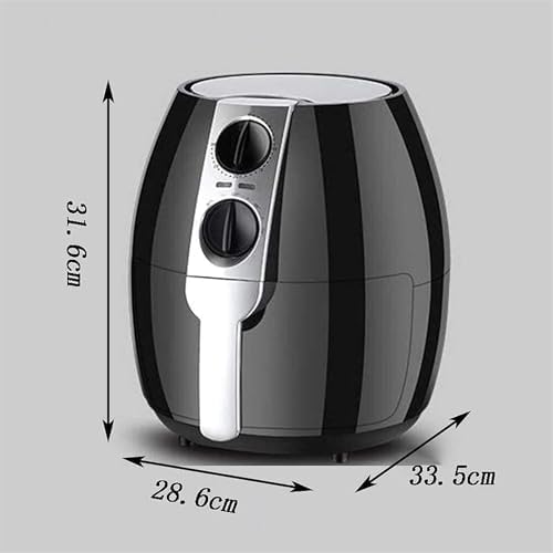 oven mini oven air fryer oven Small Air Fryer, Air Fryer for Home Use 4.5L French Household Multifunctional Oil Free Oveny Low Fat Cooking Double Knob Temperature Time Control Small Air Fryer Oven,