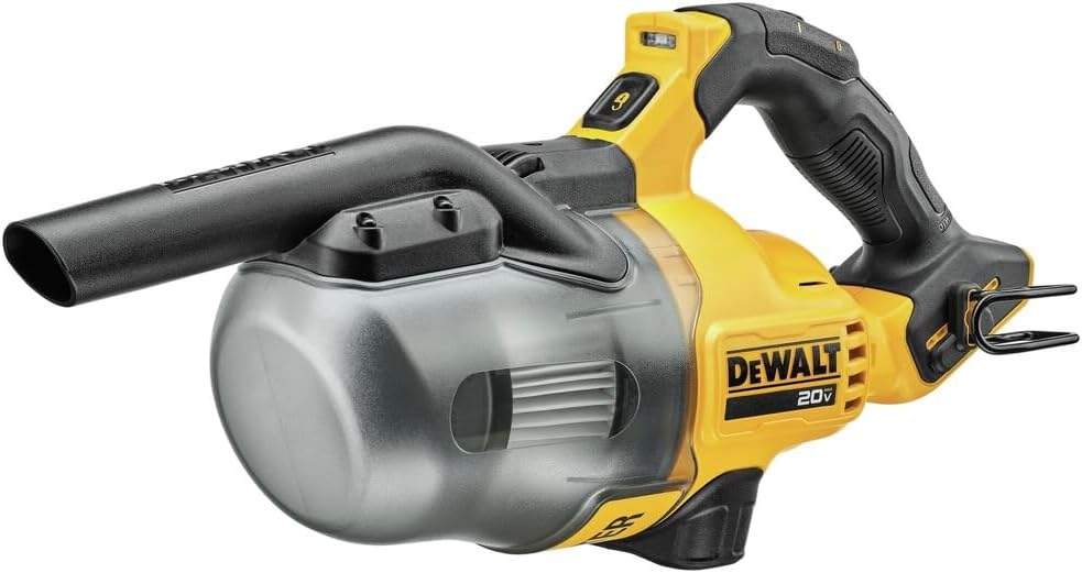 DEWALT 20V Handheld Vacuum Cordless, Car Vacuum with HEPA Filter, 6 Attachments and LED Light, High Performance Dry Only Small Shop Vac, Battery Not Included (DCV501HB)