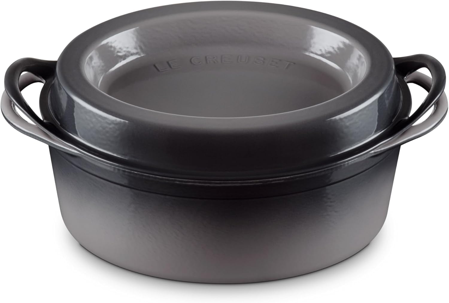 Le Creuset Enameled Cast Iron Traditional Oval Doufeu, 7.25 qt., Oyster
