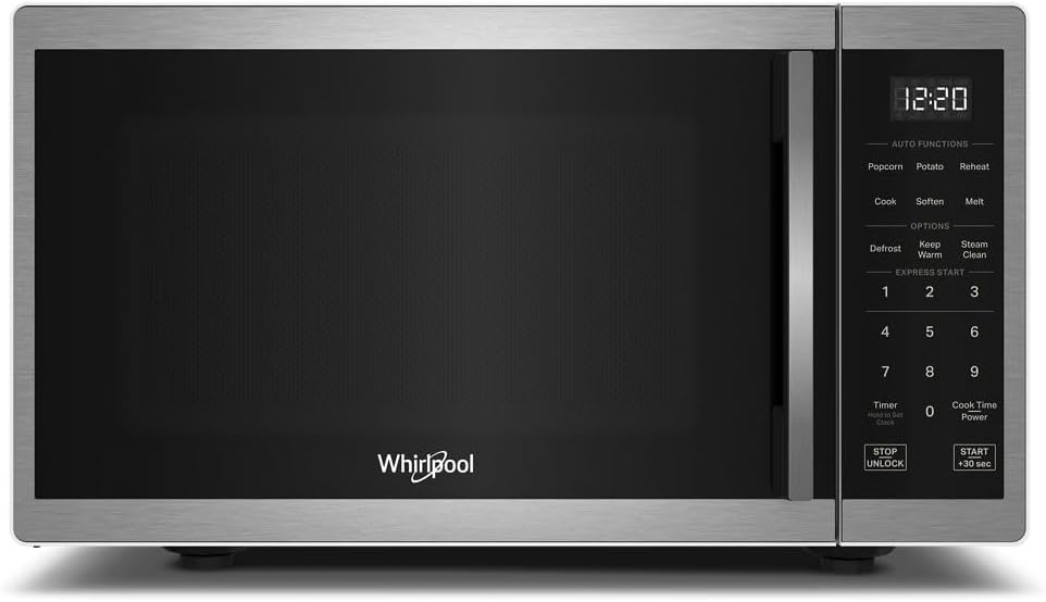 0.9 cu. ft. Stainless Steel Countertop Microwave With Steam Clean - 900 watt