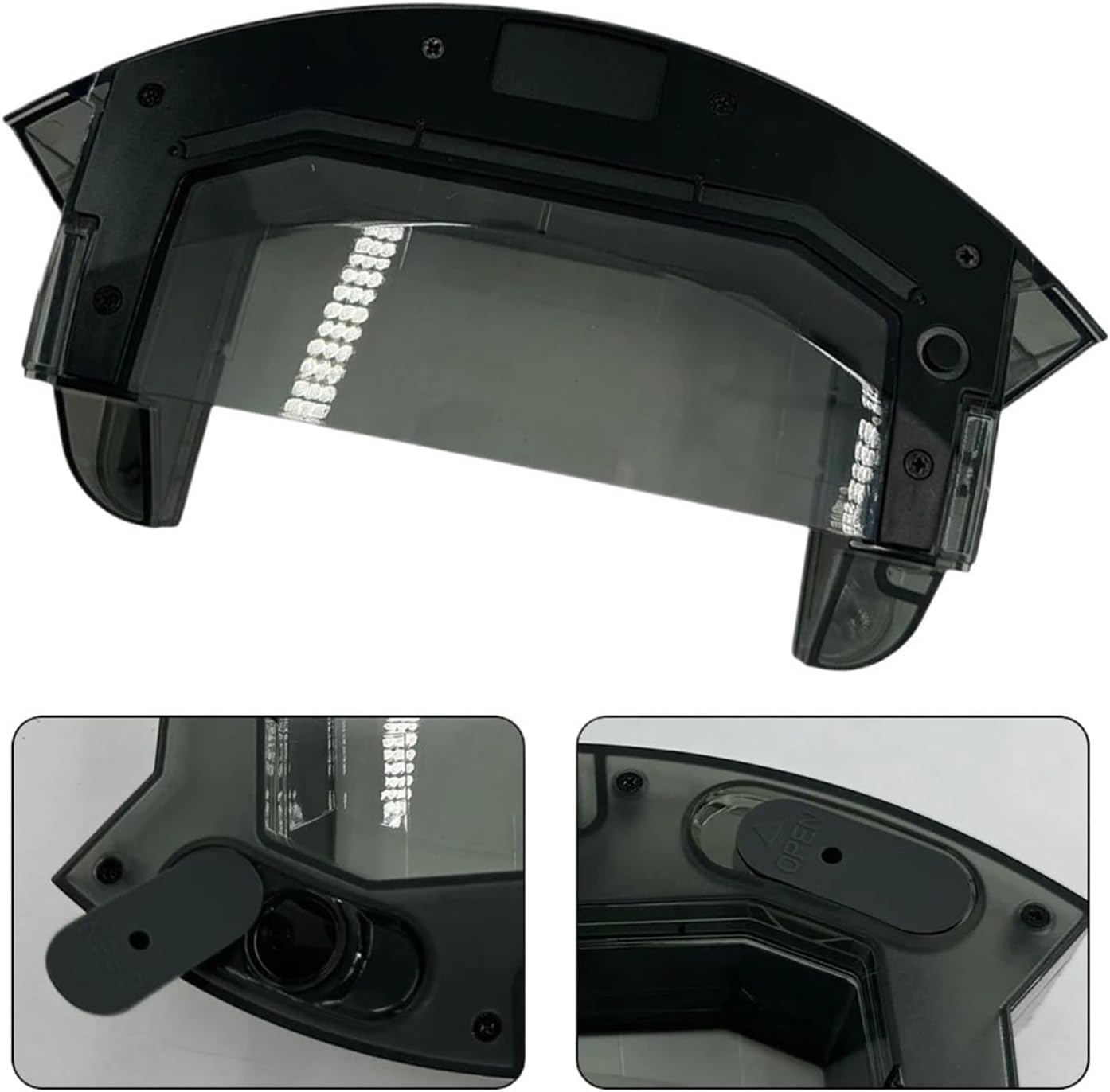 Leak-Proof Design Robot Vacuum Cleaner Household Cleaning Replacement Water Tank Parts Transparent Plastic Material