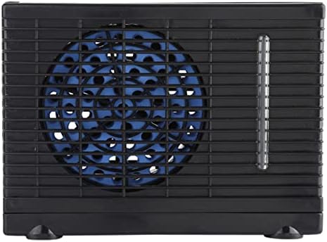 Portable Air Conditioners Fan, DC 12V 2 Speeds Evaporative Air Cooler with Adhesive Tapes, Easy Install Air Cooler Adjustable Cooling Fan for Car, 7.9 x 4.3 x 5.9