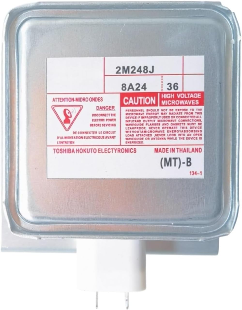 1pc 2M248J Air-Cooled Magnetron for Microwave Oven 2M248 Industrial Microwave Generator Replacement Parts