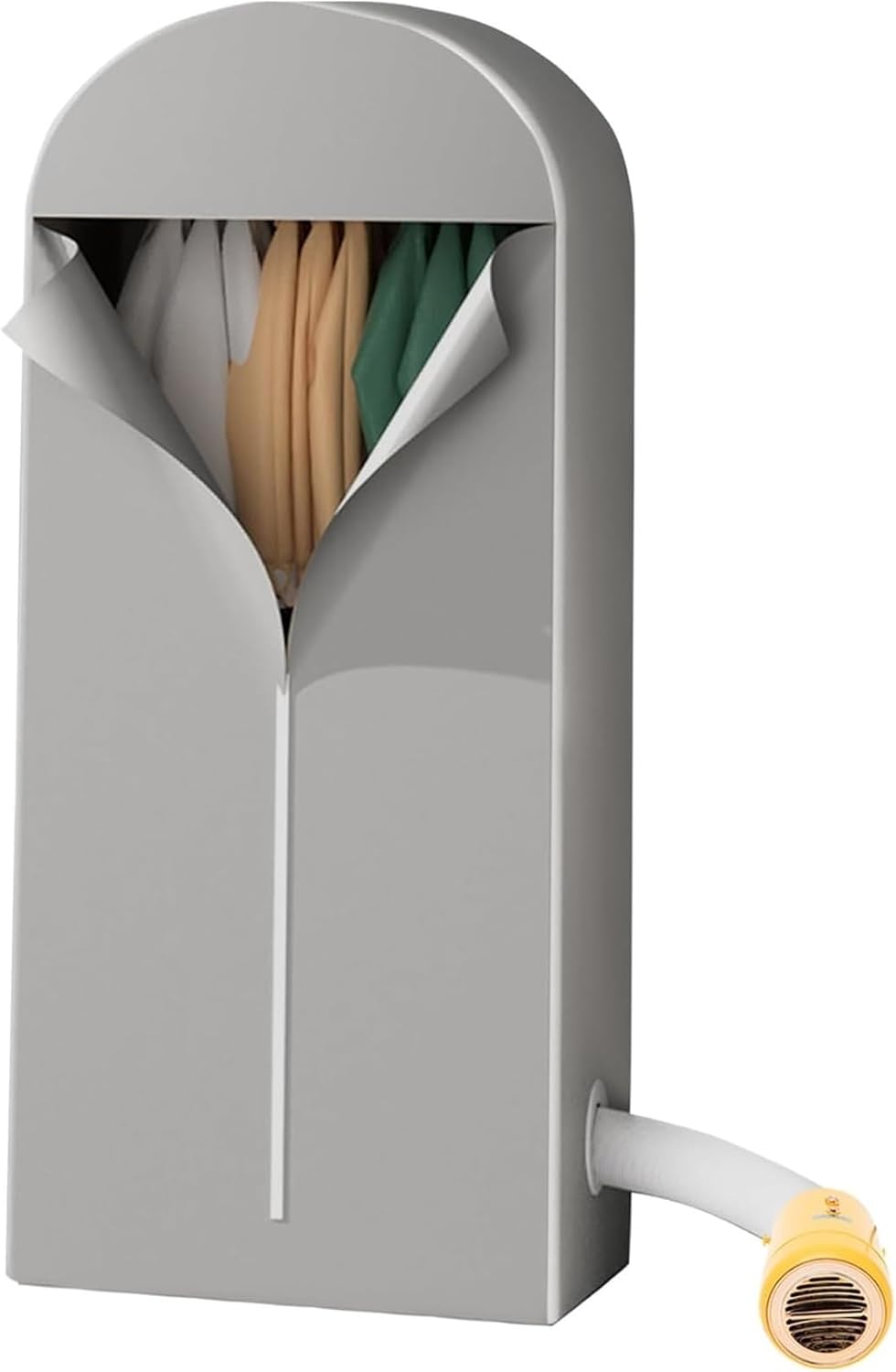 Portable Cloth Dryer, Multifunctional Small Dryer Machine, Fast-Drying Machine with Adjustable Timer, Travel-Friendly Mini Dryers for Apartments RV and Travel Outdoor(Yellow)