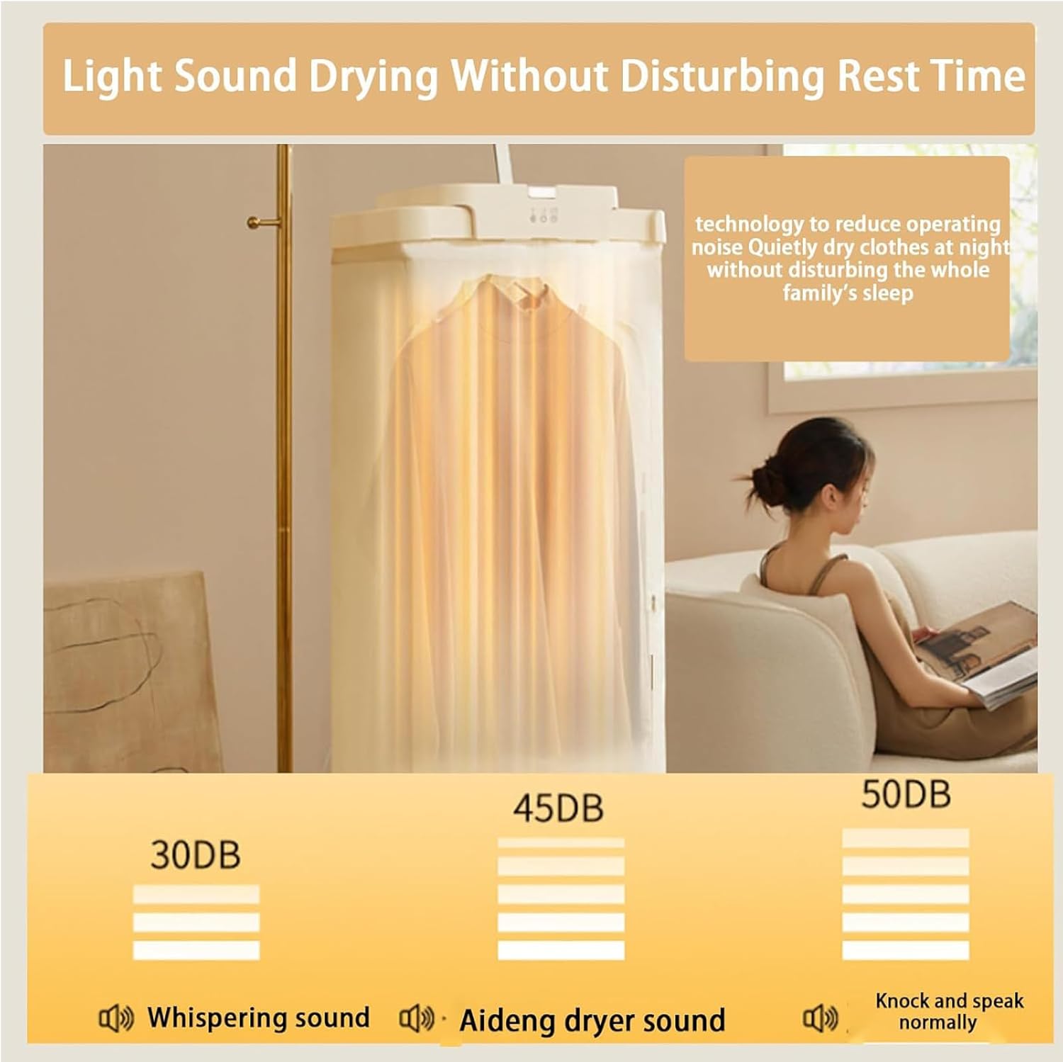 Indoor Portable Electric Clothes Dryer, Mini Folding Heated Clothes Drying Rack, Can Be Hung on Glass, Bathroom Wall Tiles, Wardrobe, Timer,