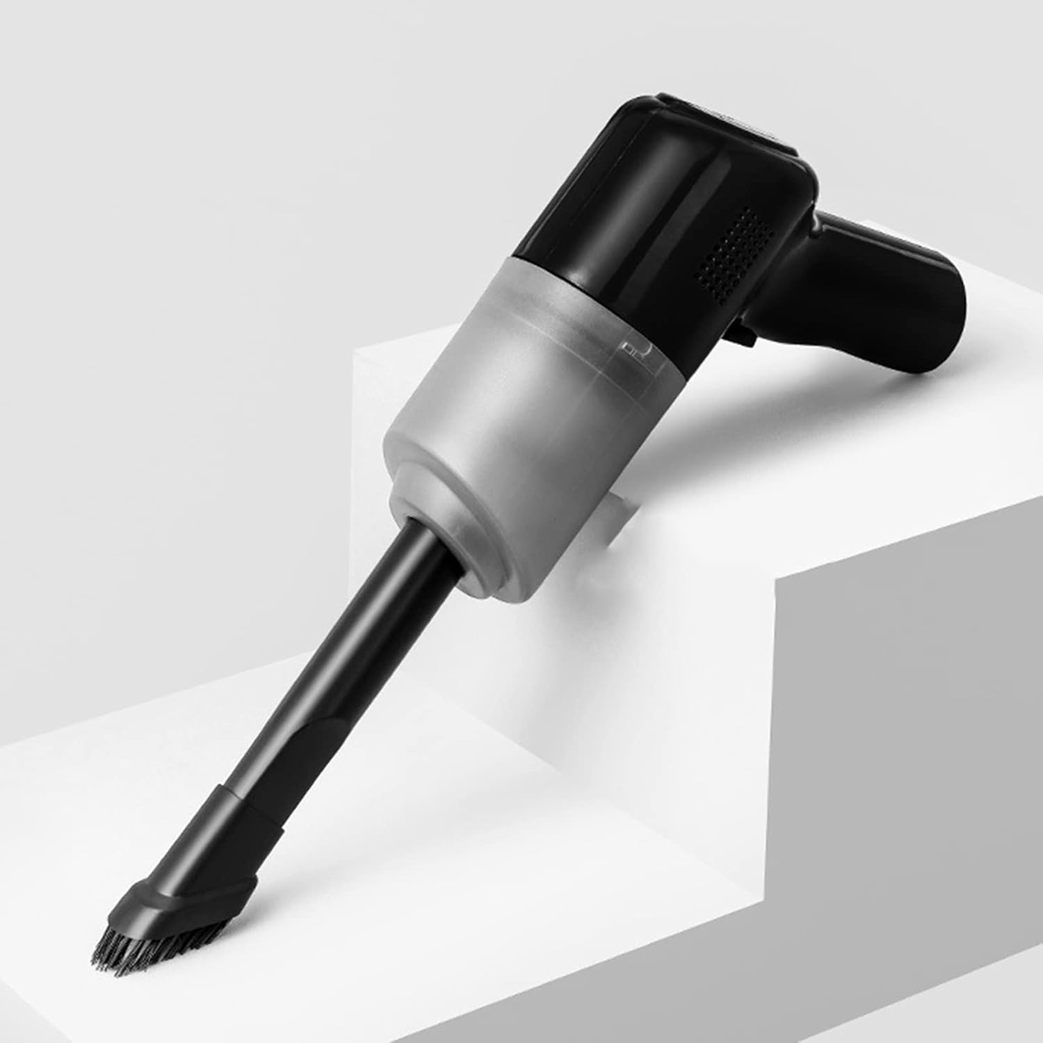 13000PA Rechargeable Car Vacuum Cleaner, Portable Handheld Vac with Powerful Suction Light Weight Wet and Dry Handheld for Home, Office, Car and Pet,Black