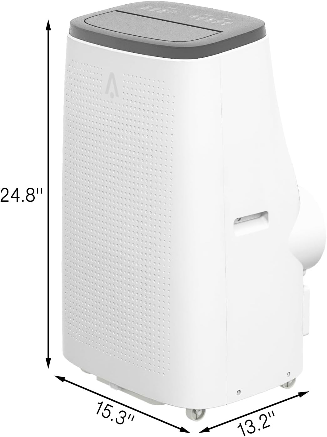 14,000 BTU Portable Air Conditioner (AC) for 750 Sq Ft Rooms – 3-in-1 Cooling, Dehumidifier & Fan w/Self-Evaporative Tech (No Drain). Sleep Mode + Auto-Swing. Includes Remote & Window Kit. Easy Insta