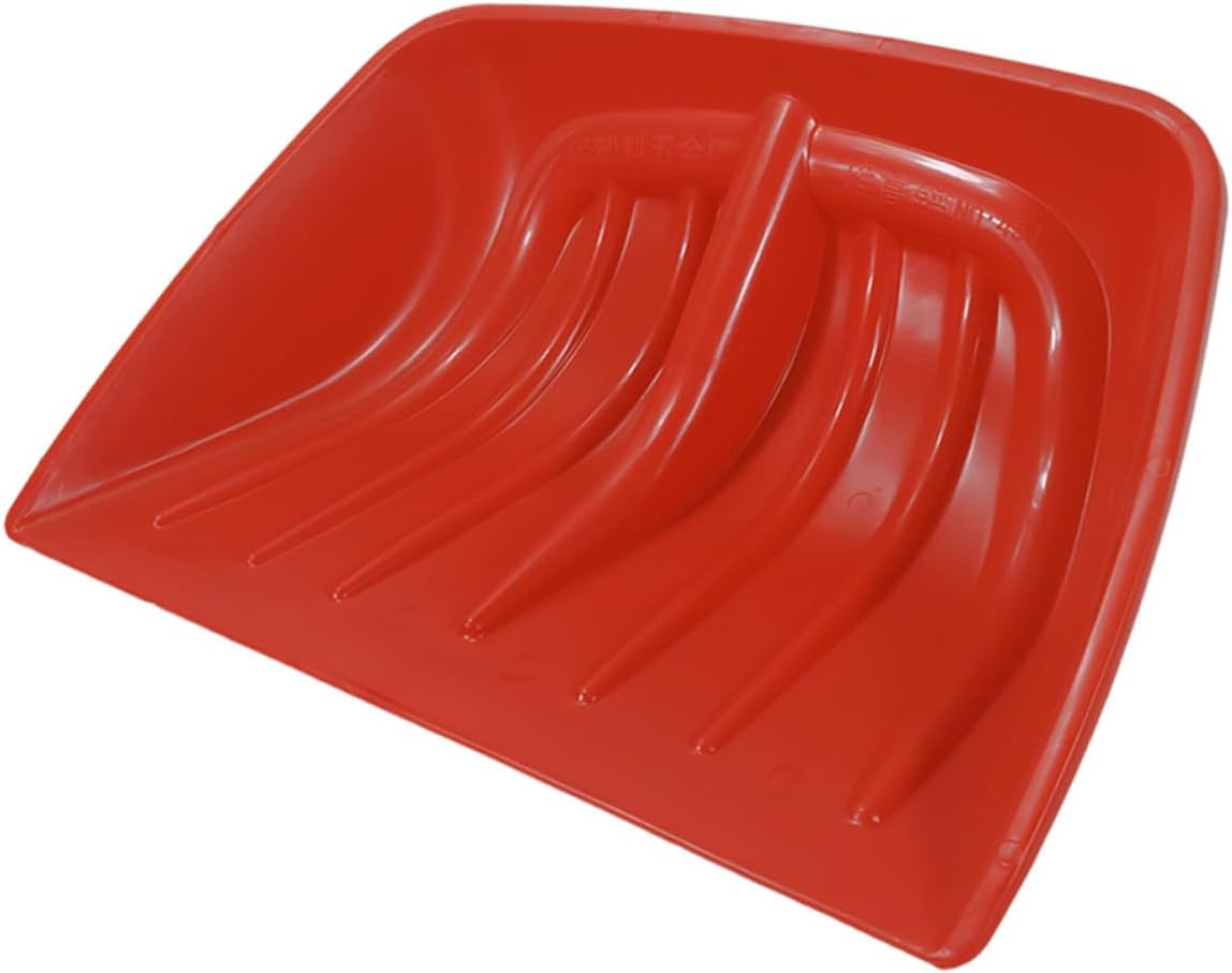Happyyami Large Wide Ice Snow Shovel Head Replacement for Snow Removal and Ice Scraping Plastic Straight Edge and Trash Scoop Portable and High Strength Winter Tool