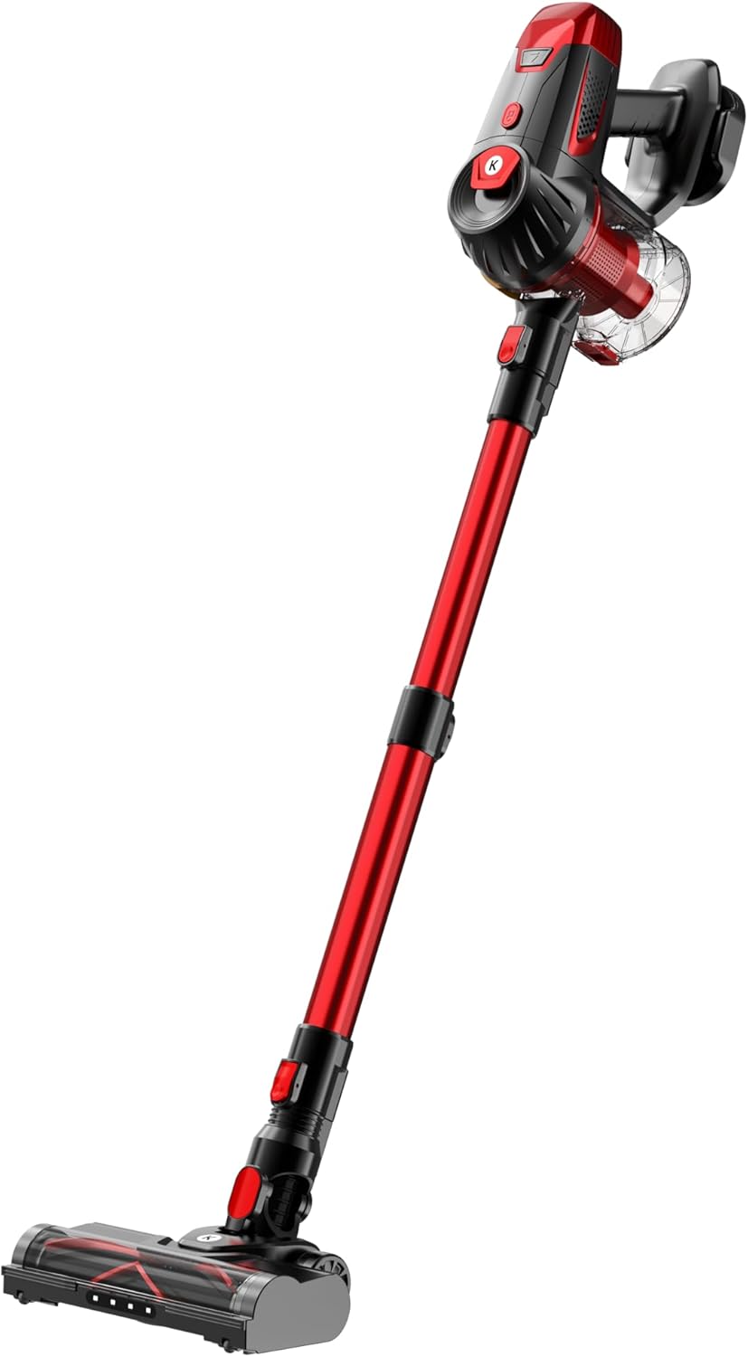 Cordless Vacuum Cleaner, 500W Motor, 45Kpa Suction Power