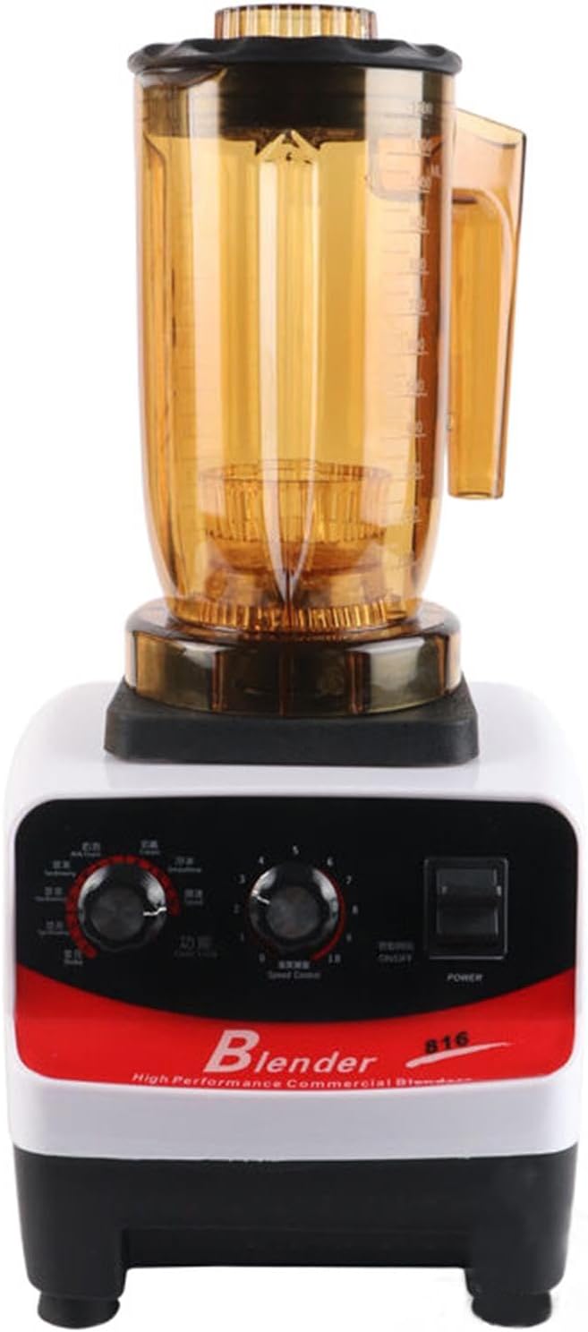 Professional Blender Food Mixer with 10 Speeds Heavy Duty 220V Commercial Countertop Blender for Shakes