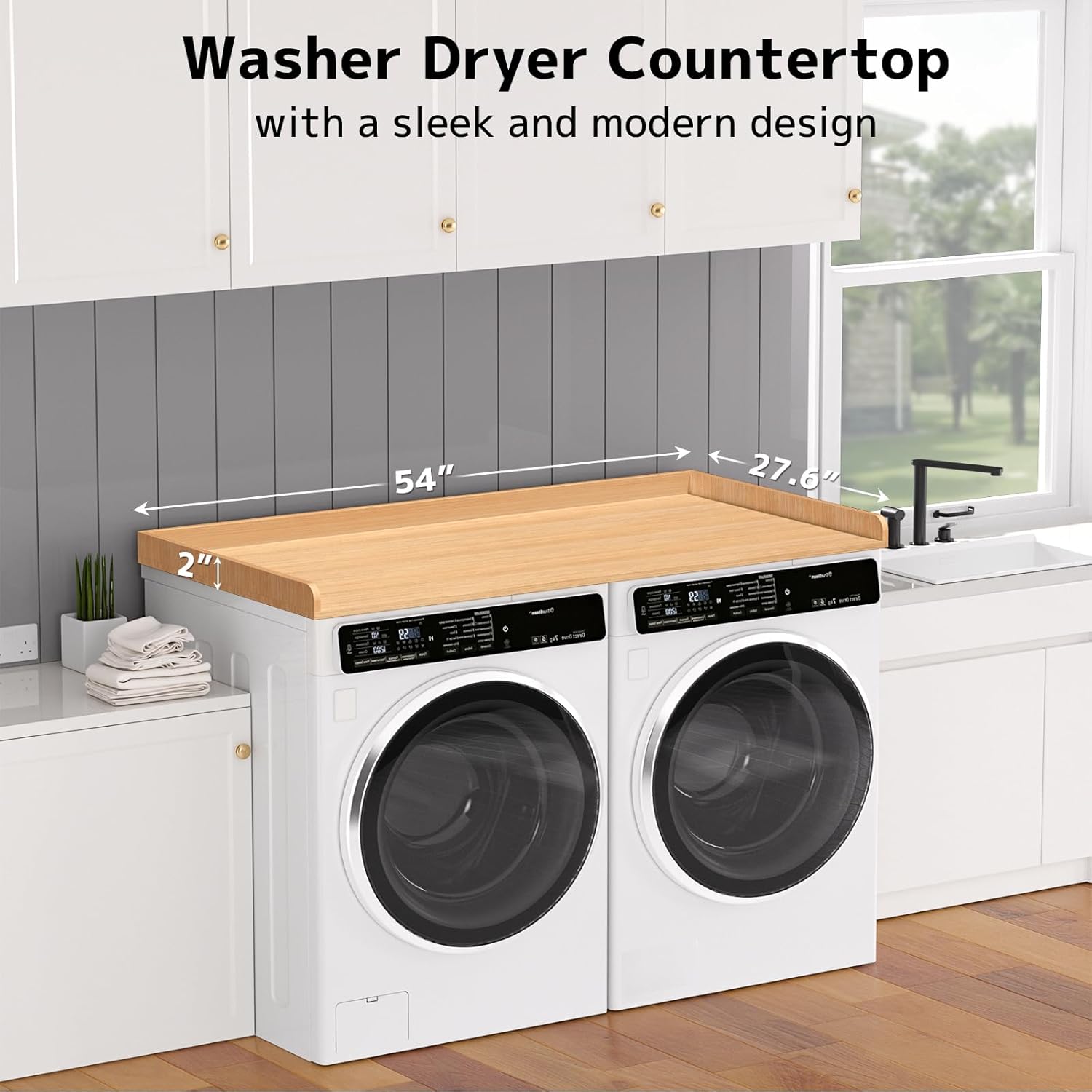 Washer Dryer Countertop 54''W x 27.5