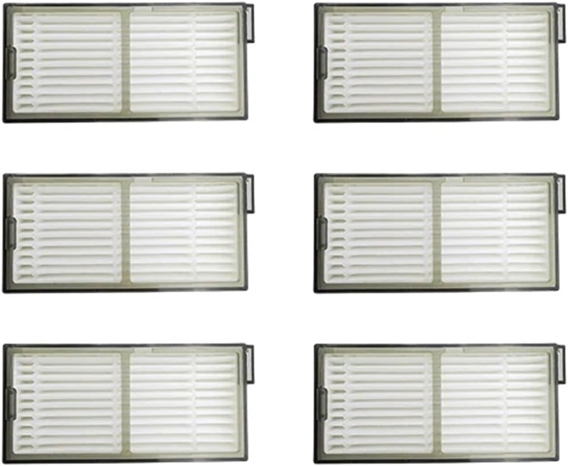 Vacuum Cleaner Side Brush Accessories Compatible for Cecotec Conga 5490 6090 7090 Robot Vacuum Cleaner Main Side Brush Hepa Filter Mop Cloth Replacement Spare Parts(Orange)