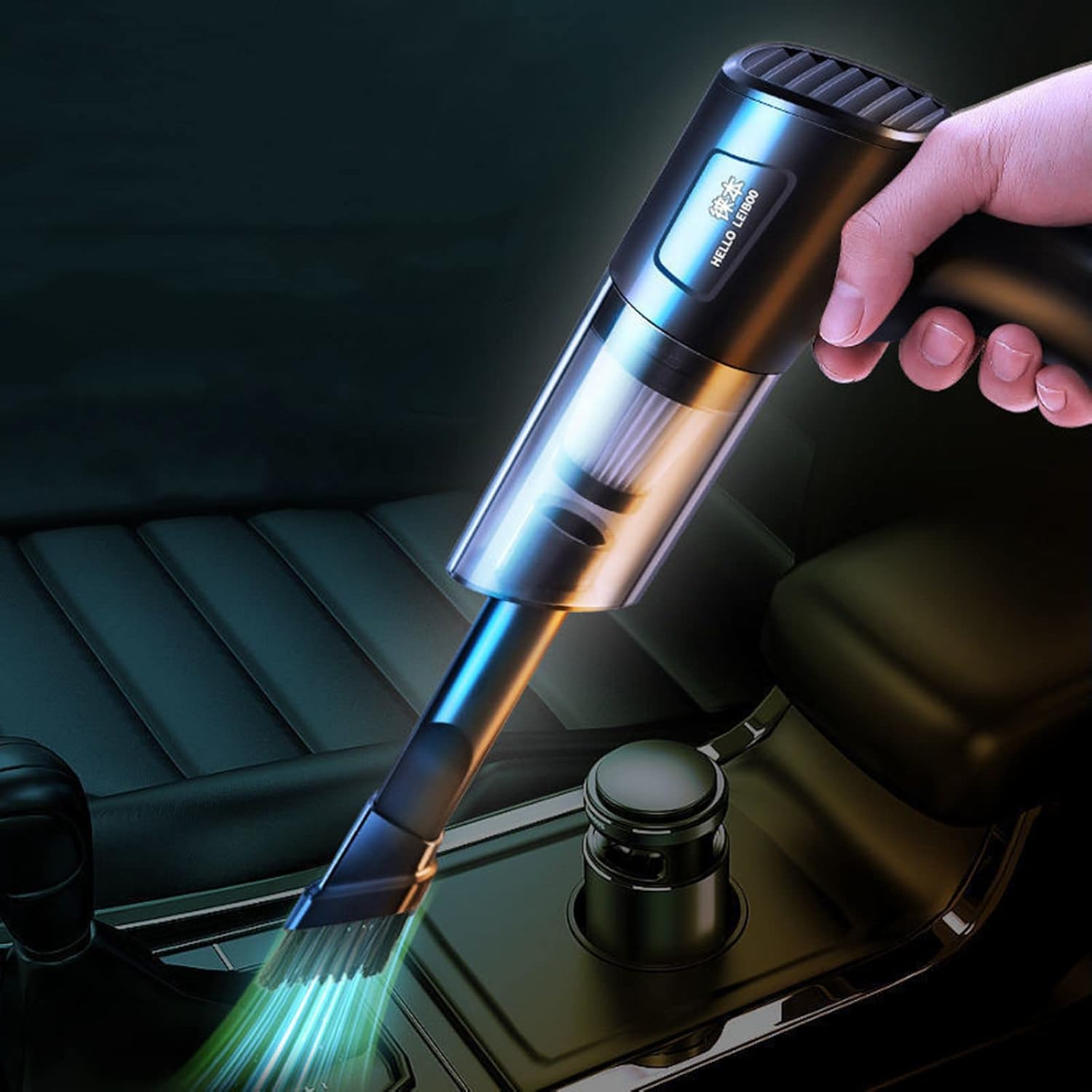 Cordless Handheld Car Vacuum Cleaner, 120w Powerful Suction Small Car Vacuum Cleaner, Multifunctional Accessories,Mini Dusts Buster with Filter Portable Vacuum Cleaner