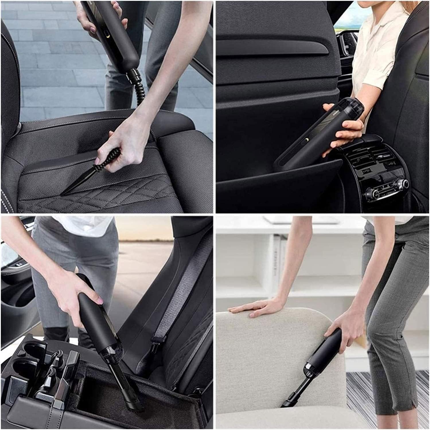 Car Vacuum Cleaner High Power-5Kpa Handheld Cordless Dust Cleaner Rechargeable Hand Vacuum Cleaner Portable Vacuum for Car Mini Dust Vacuums Cleaner
