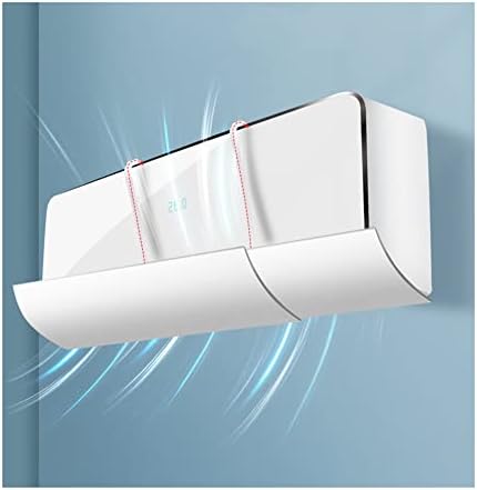 Retractable Air Conditioner Wind Deflector, Wall Mounted Wind and Straight Blow Wind Baffle for Home Office