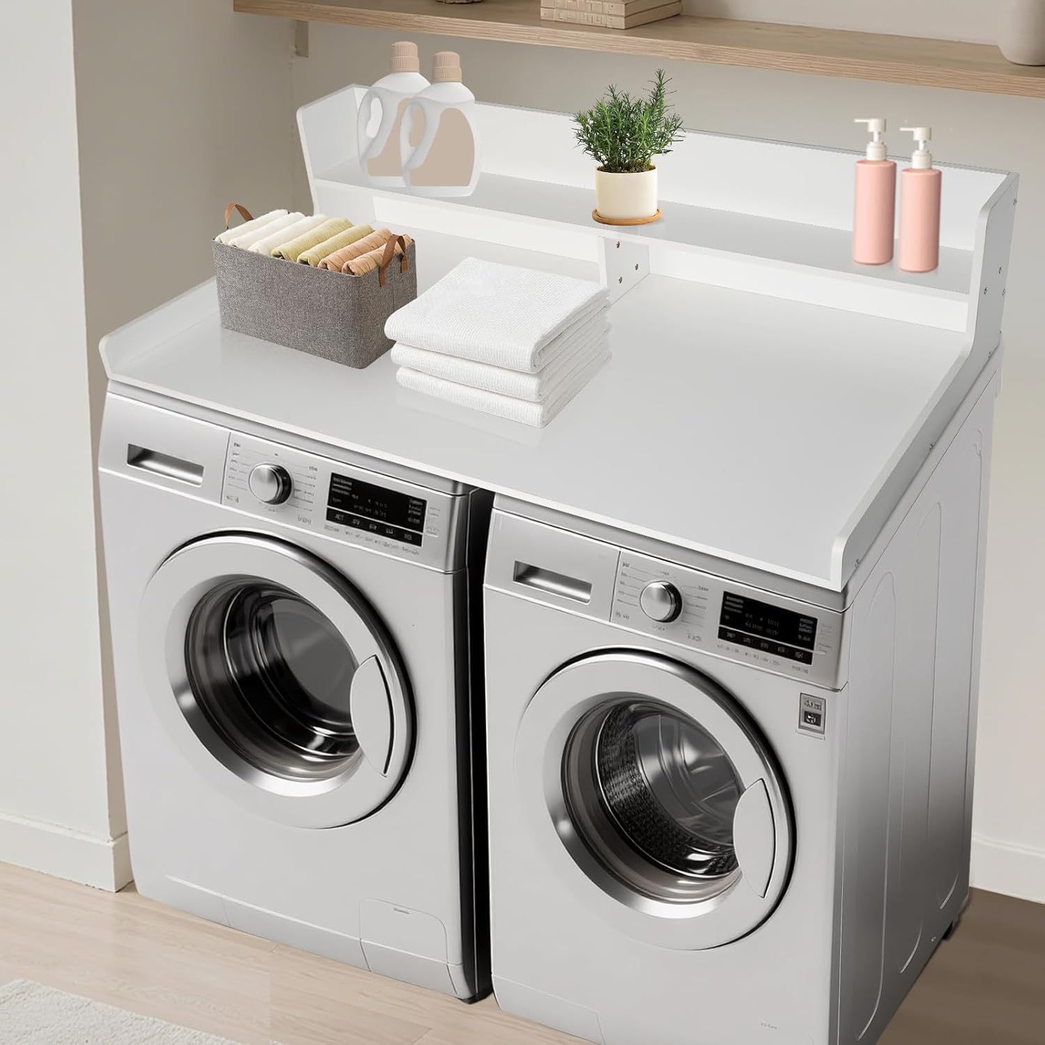 2-Tier Washer and Dryer Countertop,54
