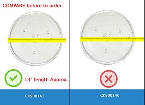 GLOB PRO SOLUTIONS, GLOB PRO SOLUTIONS PD00061567 EAP12745298 AP6981005 PS12745298 Microwave Glass Tray Turntable 13In Length Approx. Replacement Compatible with Amana Heavy Duty