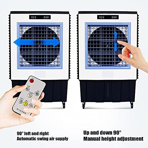 Portable Air Conditioner, Evaporative Air Cooler w/Cooling ＆ Humidifier, Portable Evaporative Cooler Energy-Saving for Indoor and Outdoor, for Room Office