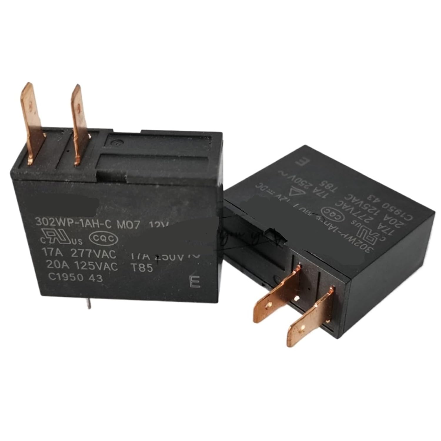 25pcs/Lot 302WP-1AH-C M07 Water Heater Microwave Oven Relay 12V 17A 277VAC 20A 125VAC