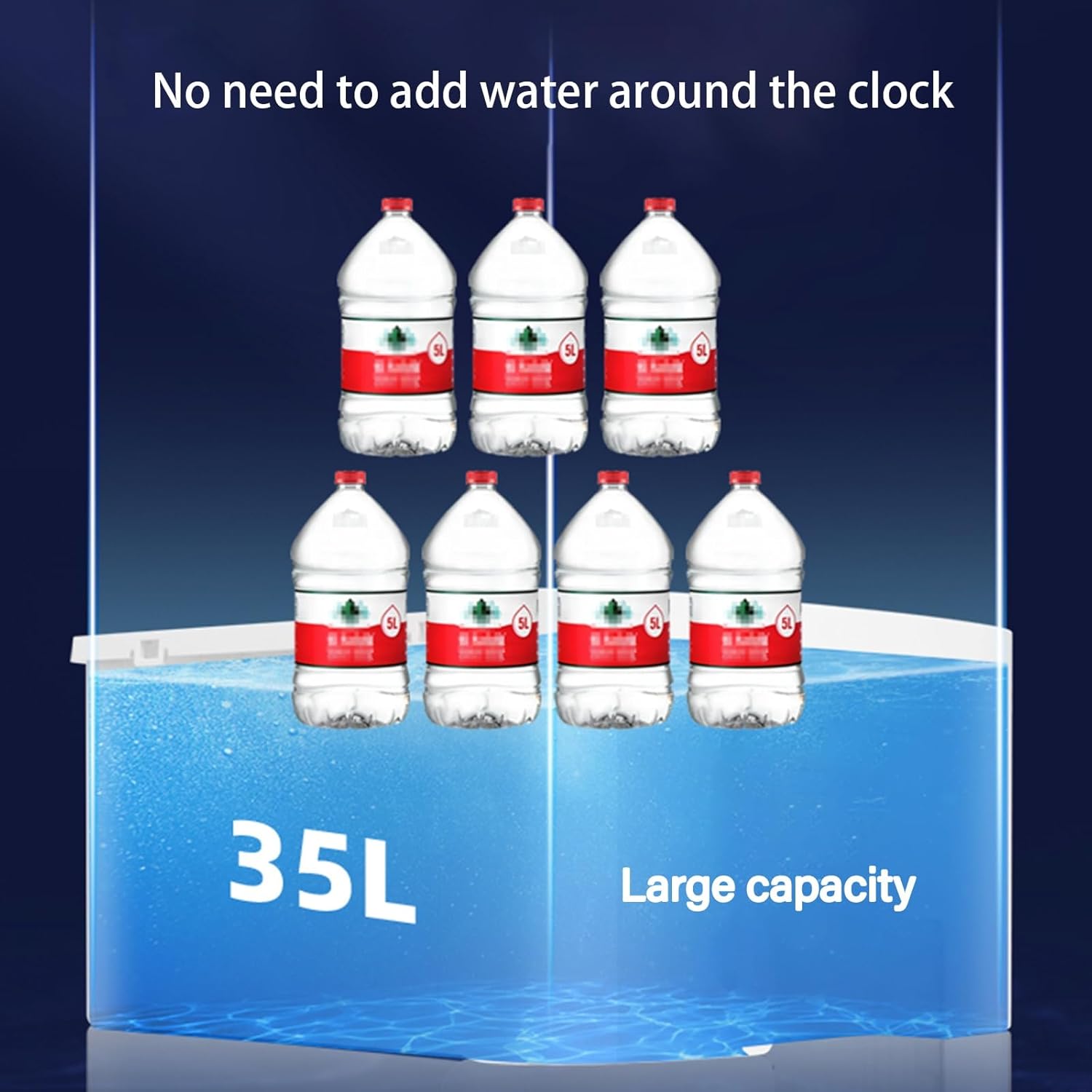 Portable Air Conditioners, Evaporative Air Cooler with 3 Speeds and Tank, 120°Oscillating Swamp Cooler for Room Office Factory