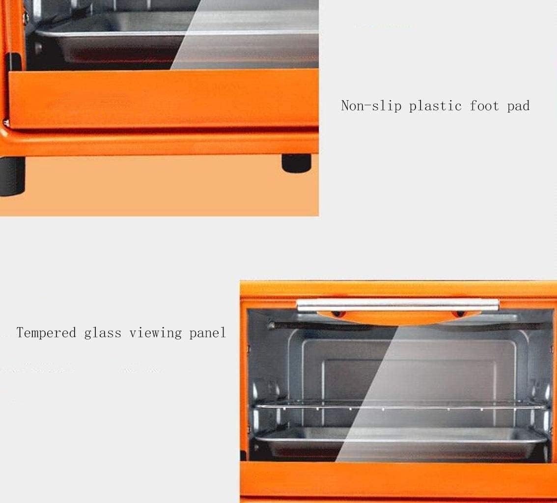 oven mini oven air fryer oven Household Mini Electric Oven 11 Liter Baking Tray Tray Desktop Portable Adjustable Temperature Control Timer Mini Ovens Toaster Oven Air Fryer,