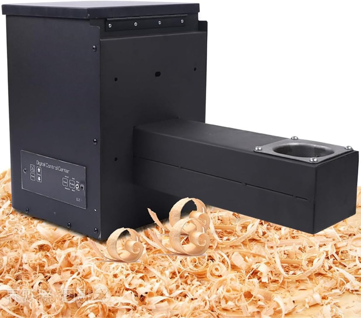 Pellet BBQ Smoker Hopper Assembly Kit, Electric Wood Pellet Smoker Grill Parts Digital Smoker, Adjustable Temperature 165-450°F, for Grill, Smoke, Bake, Roast, Braise, BBQ