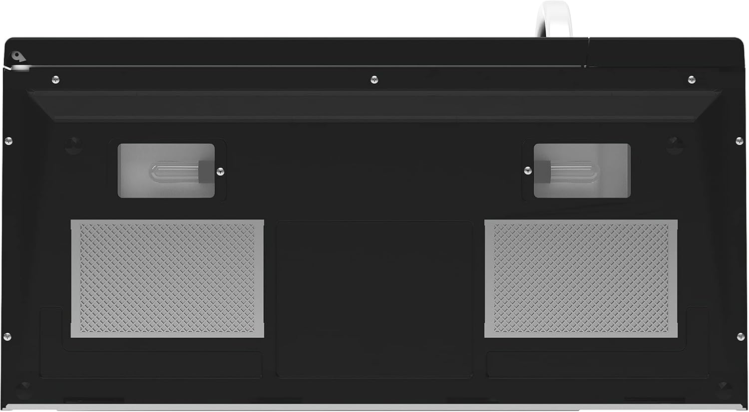 KoolMore 1.6 Cu. Ft. Over the Range Microwave Oven with Oven Lamp and 300CFM Recirculation Vent Hood Function, Auto Cook Menus, Reheat Function, 10 Power Levels, Timer, and Weight Defrost (KM-MOT-1SS)