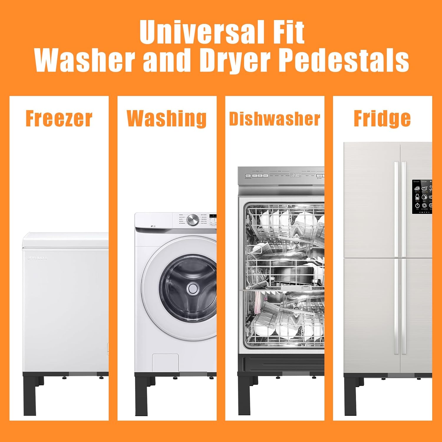 Heavy-Duty All Steel Universal Laundry Pedestal 16