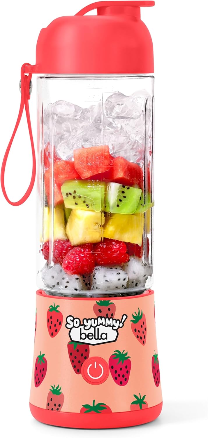 So Yummy by bella Portable To Go Blender, Red