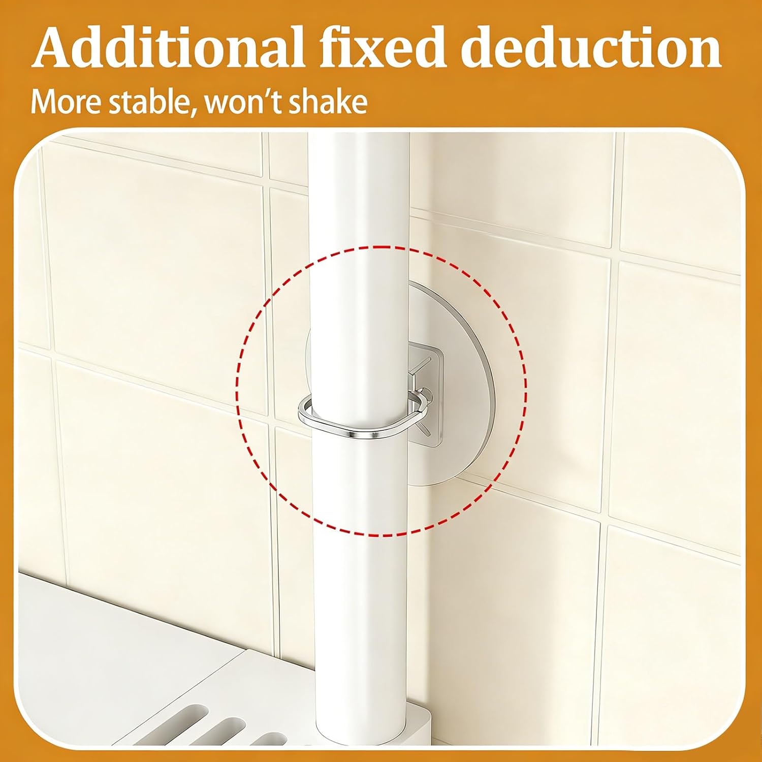 Over Washer and Dryer Shelf – Dual-Appliance Laundry Room Organizer for Supplies & Linens(White)