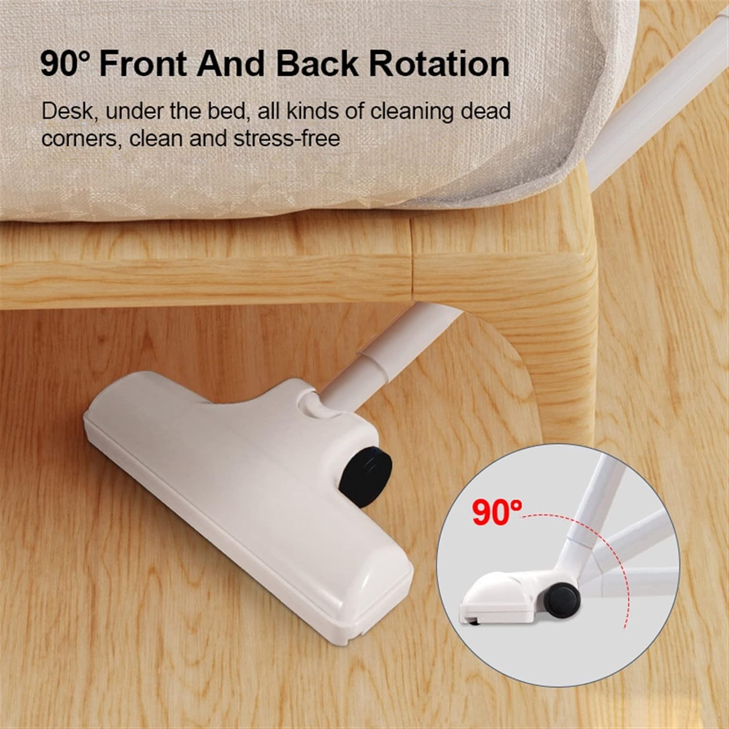 Hand Held Vacuum, 12000Pa Handheld Vacuum Cleaner Automatic Cleaning Robot for Home Cordless Dry and Wet Button Electric Mop Machine